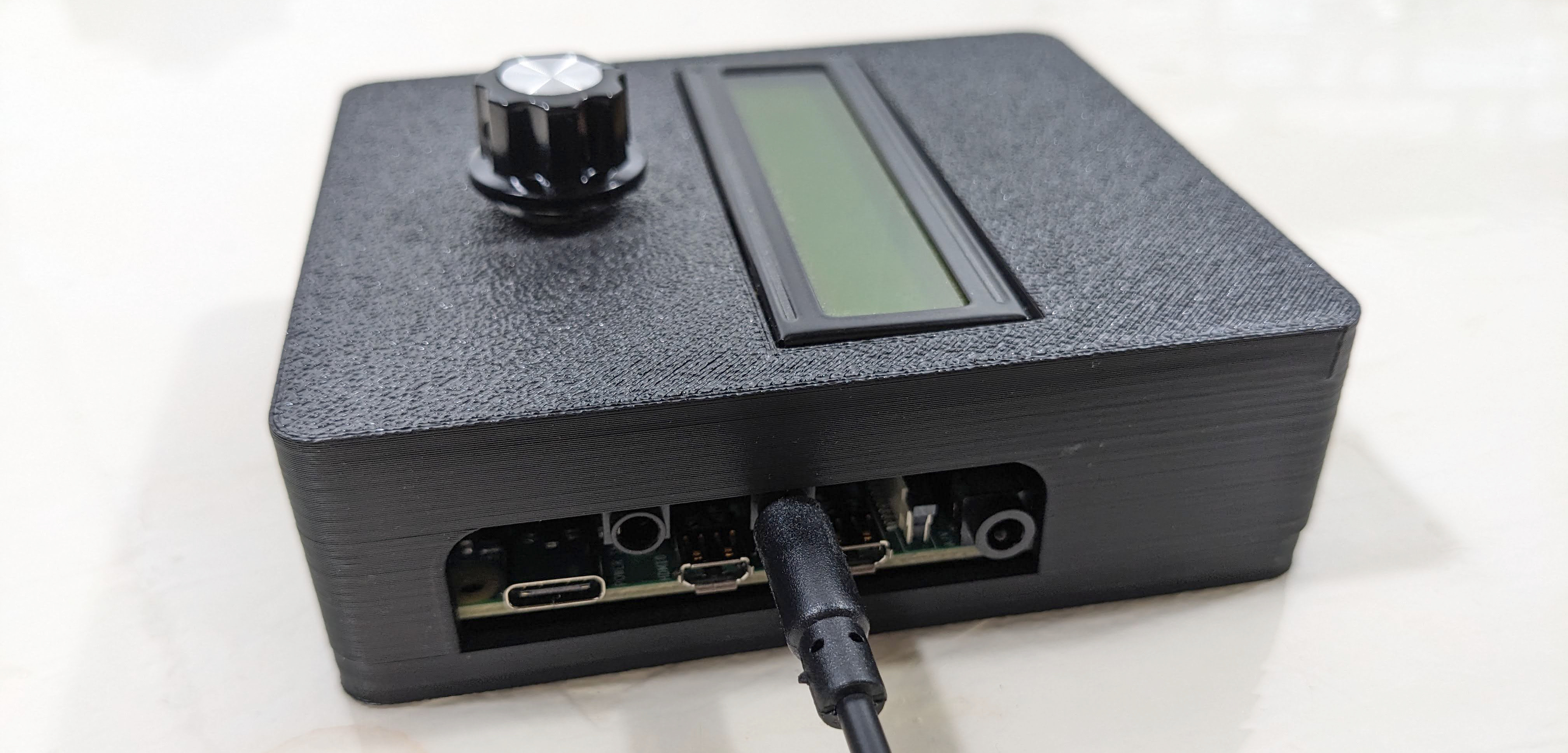 1/8" TRS cable plugged into right minijack